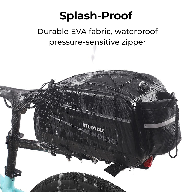 Hard-shell waterdichte achterzitje tas
