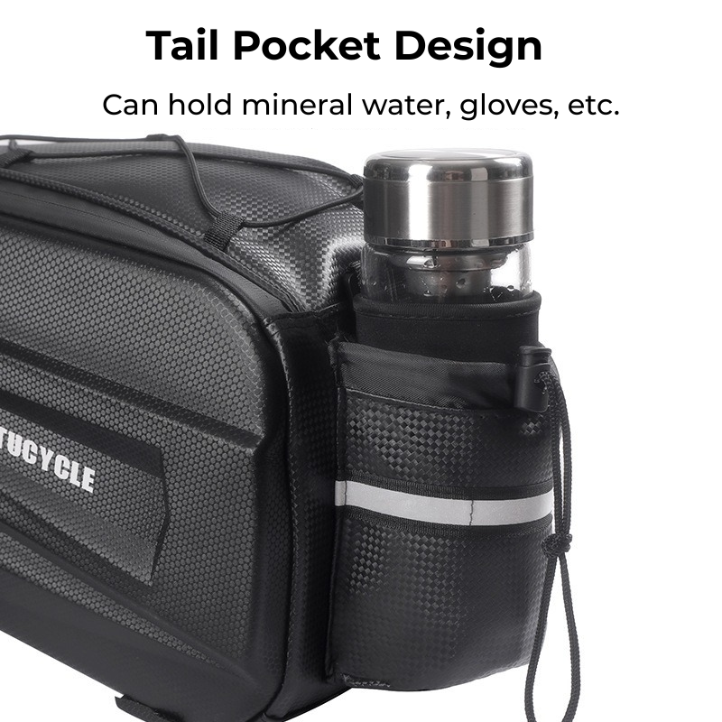 Hard-shell waterdichte achterzitje tas